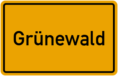 Grünewald in Brandenburg