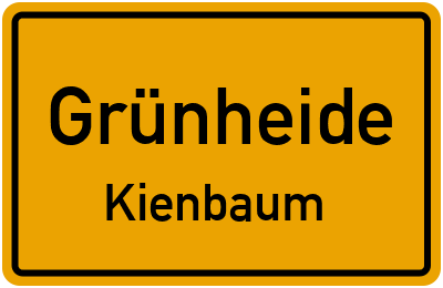 Straßenverzeichnis Grünheide Kienbaum