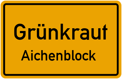 Straßenverzeichnis Grünkraut Aichenblock