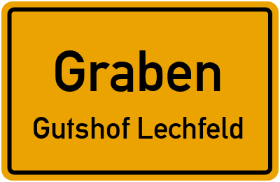 Straßenverzeichnis Graben Gutshof Lechfeld