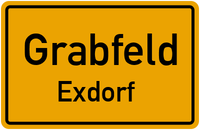 Straßenverzeichnis Grabfeld Exdorf