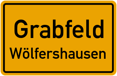 Straßenverzeichnis Grabfeld Wölfershausen