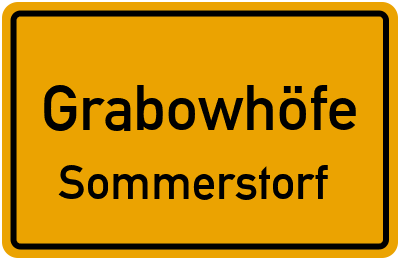 Straßenverzeichnis Grabowhöfe Sommerstorf