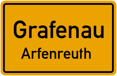 Straßenverzeichnis Grafenau Arfenreuth