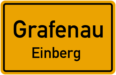 Straßenverzeichnis Grafenau Einberg