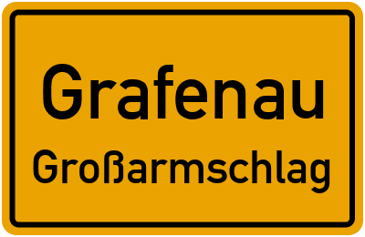 Straßenverzeichnis Grafenau Großarmschlag