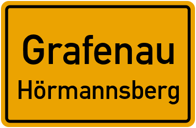 Straßenverzeichnis Grafenau Hörmannsberg