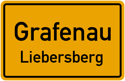 Straßenverzeichnis Grafenau Liebersberg