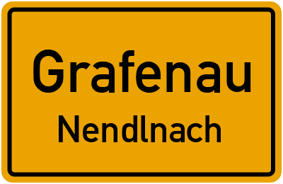 Straßenverzeichnis Grafenau Nendlnach