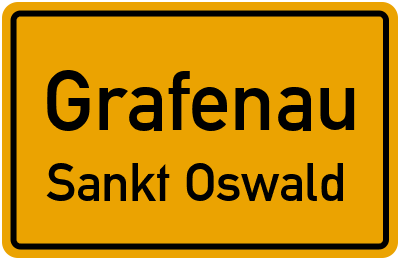 Straßenverzeichnis Grafenau Sankt Oswald