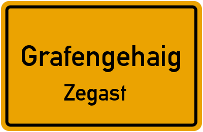Straßenverzeichnis Grafengehaig Zegast