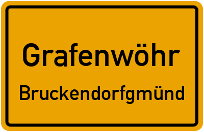 Straßenverzeichnis Grafenwöhr Bruckendorfgmünd