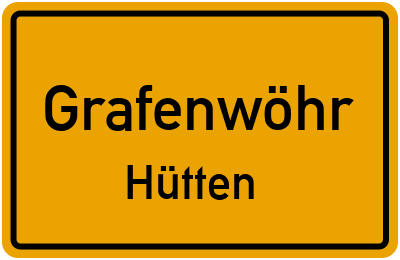 Straßenverzeichnis Grafenwöhr Hütten
