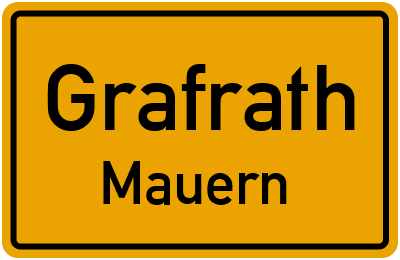 Straßenverzeichnis Grafrath Mauern