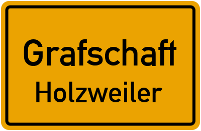 Straßenverzeichnis Grafschaft Holzweiler