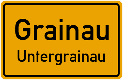 Straßenverzeichnis Grainau Untergrainau