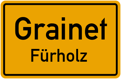 Straßenverzeichnis Grainet Fürholz