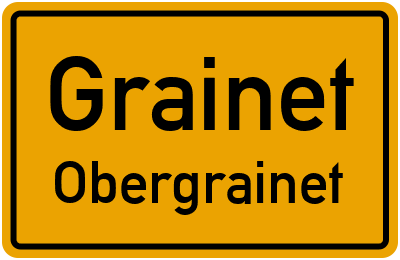 Straßenverzeichnis Grainet Obergrainet