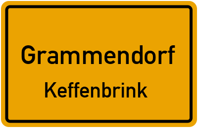Straßenverzeichnis Grammendorf Keffenbrink