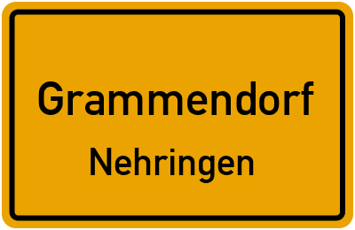 Straßenverzeichnis Grammendorf Nehringen