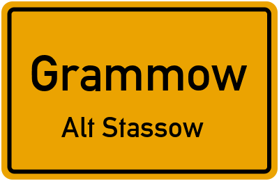 Straßenverzeichnis Grammow Alt Stassow