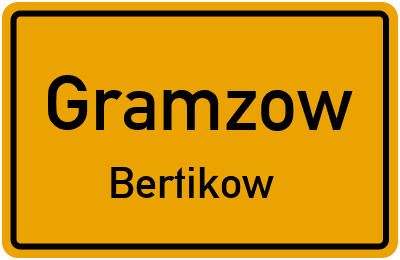 Straßenverzeichnis Gramzow Bertikow