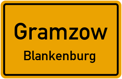 Straßenverzeichnis Gramzow Blankenburg