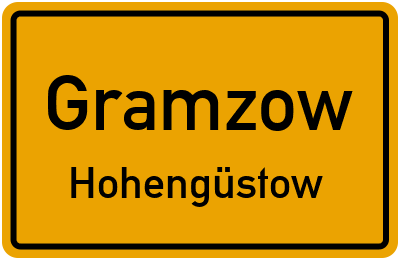 Straßenverzeichnis Gramzow Hohengüstow