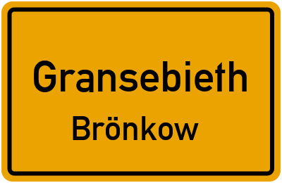 Straßenverzeichnis Gransebieth Brönkow