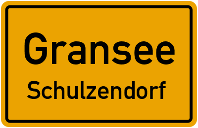 Straßenverzeichnis Gransee Schulzendorf
