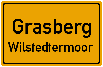 Straßenverzeichnis Grasberg Wilstedtermoor