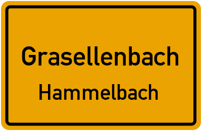 Ortsschild Grasellenbach Hammelbach