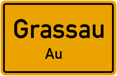 Straßenverzeichnis Grassau Au