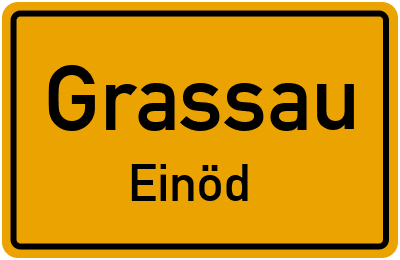 Straßenverzeichnis Grassau Einöd