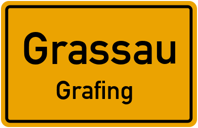 Straßenverzeichnis Grassau Grafing