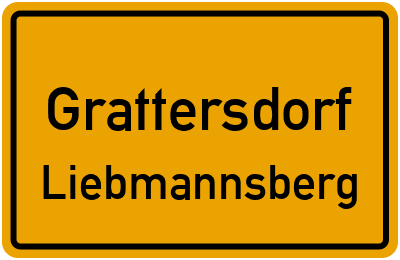 Ortsschild Grattersdorf Liebmannsberg