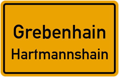 Straßenverzeichnis Grebenhain Hartmannshain