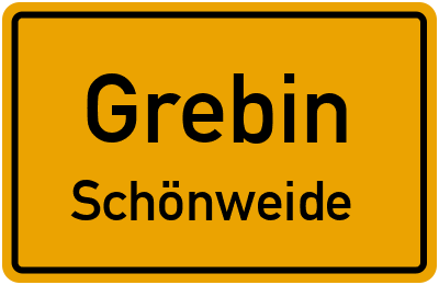 Straßenverzeichnis Grebin Schönweide