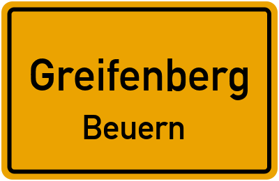 Straßenverzeichnis Greifenberg Beuern