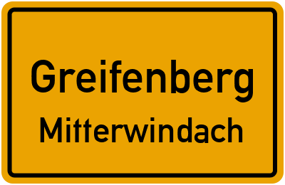 Straßenverzeichnis Greifenberg Mitterwindach