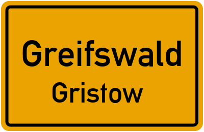 Straßenverzeichnis Greifswald Gristow