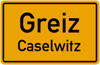 Straßenverzeichnis Greiz Caselwitz