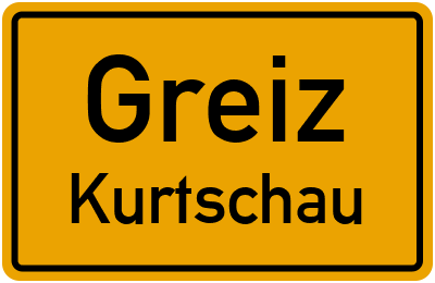 Straßenverzeichnis Greiz Kurtschau
