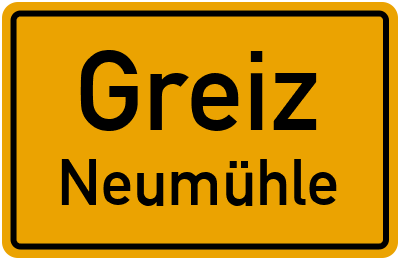 Straßenverzeichnis Greiz Neumühle