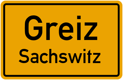 Straßenverzeichnis Greiz Sachswitz