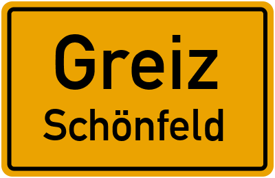 Straßenverzeichnis Greiz Schönfeld