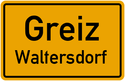 Straßenverzeichnis Greiz Waltersdorf