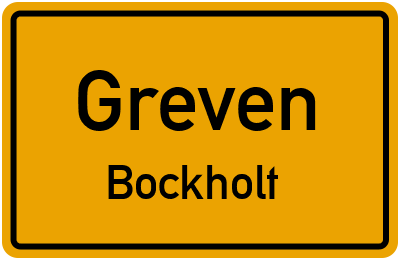 Straßenverzeichnis Greven Bockholt