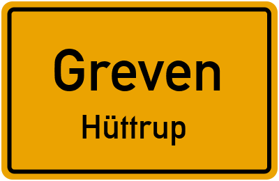 Straßenverzeichnis Greven Hüttrup