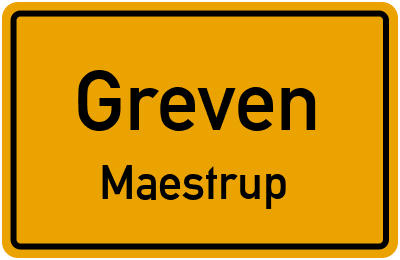 Straßenverzeichnis Greven Maestrup